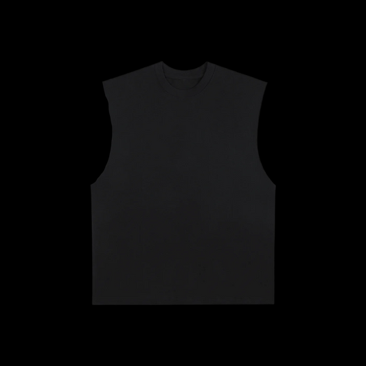 Vintage Washed Raw Edge Tank Top