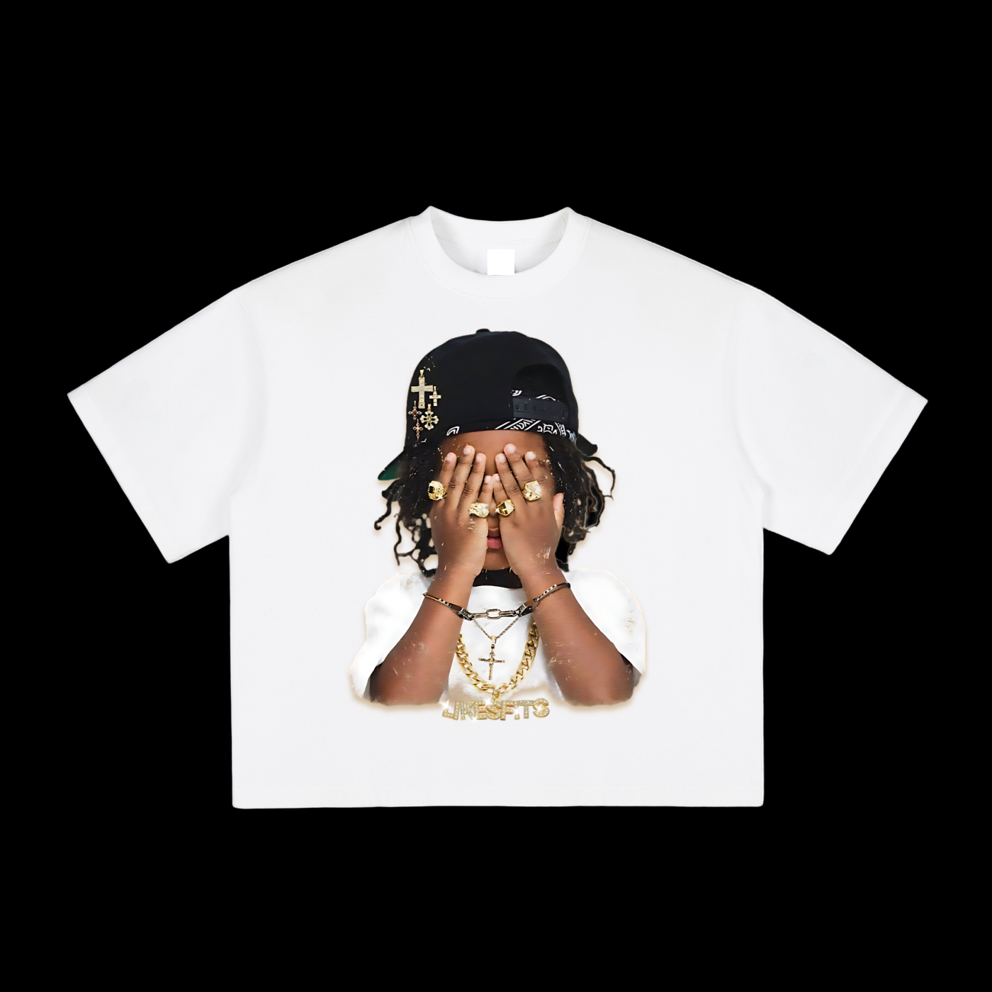 LikesFits Chain Baby Print Tee