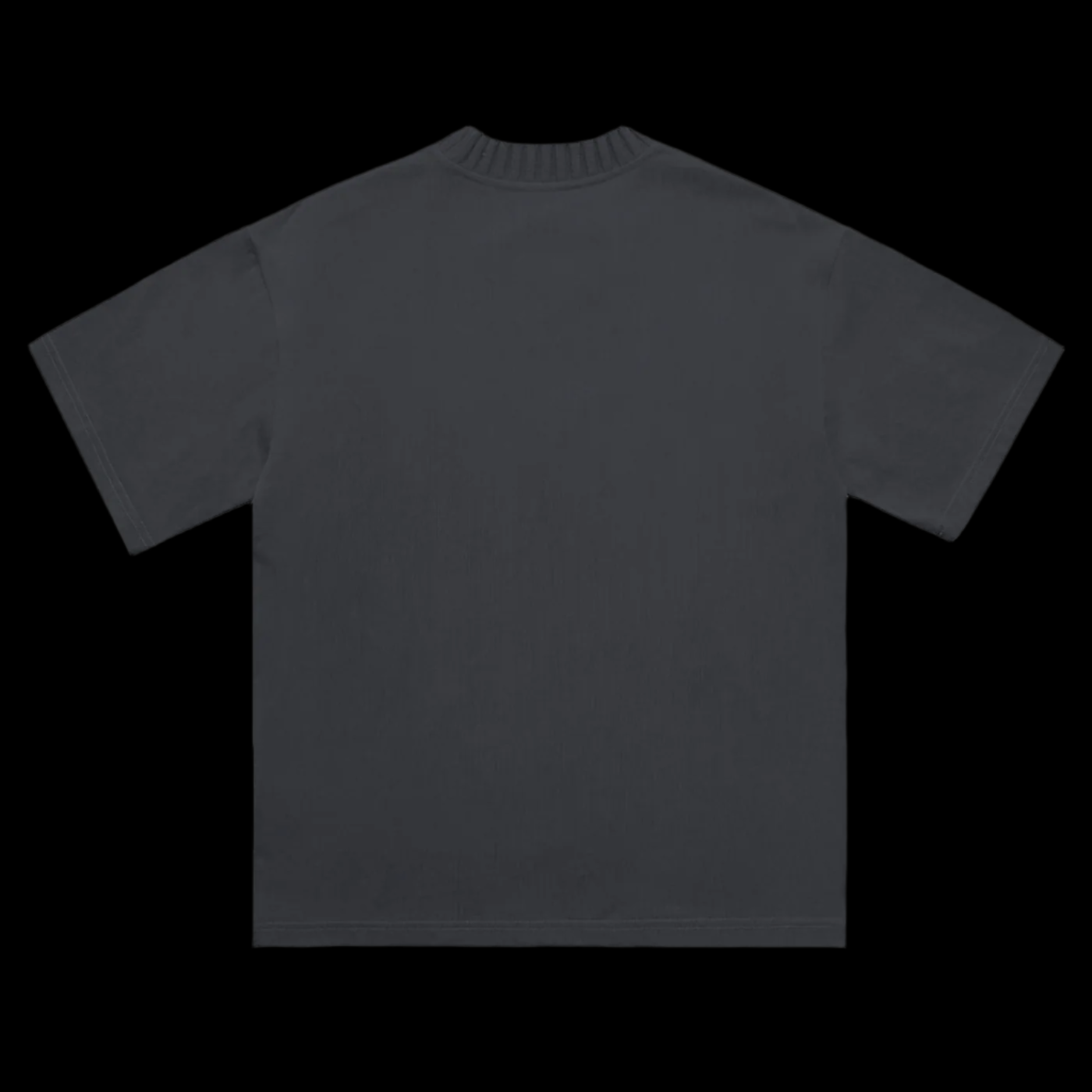 Knitted Round Neck T-Shirt