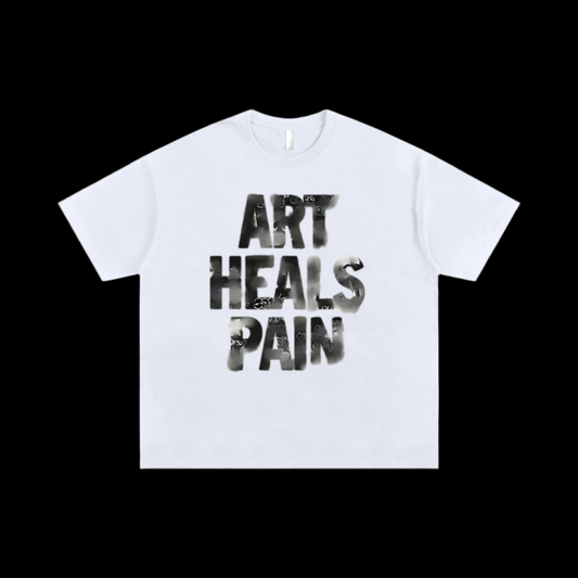 Art Heals Pain Oversized T-shirt