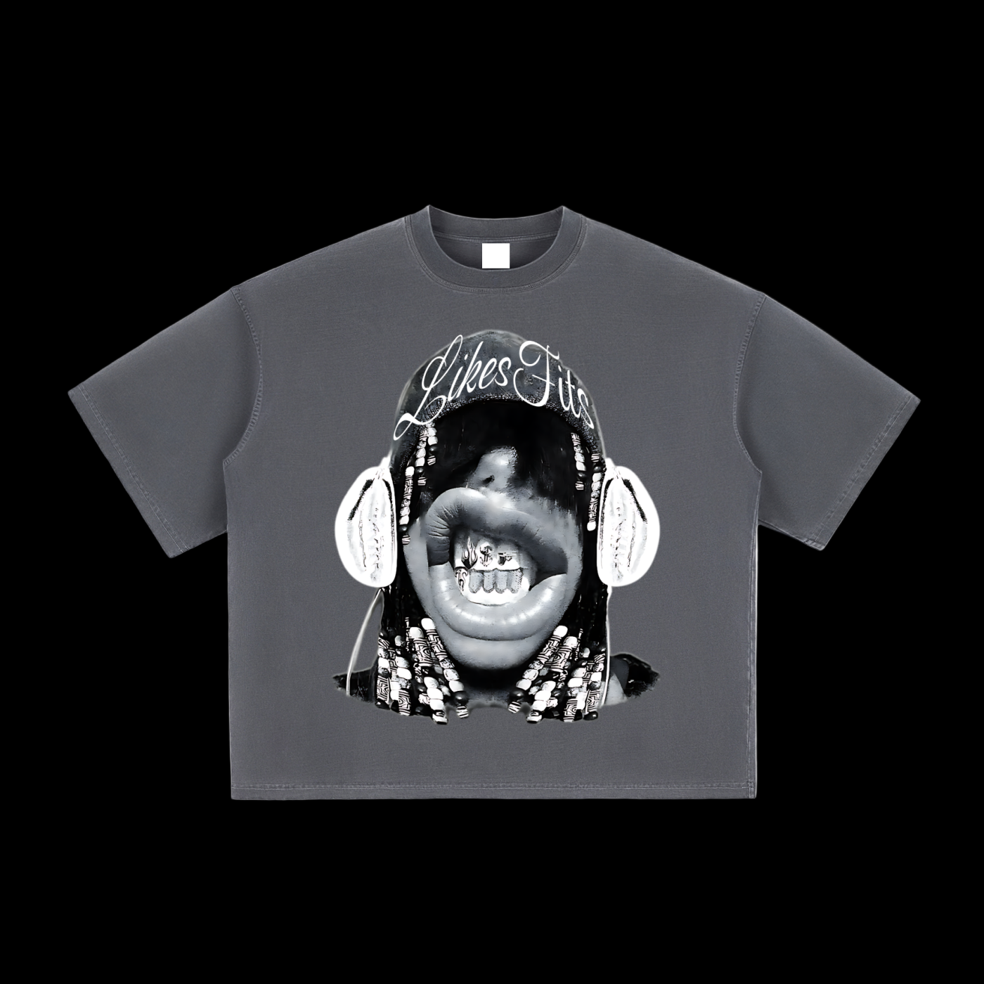 Grey LikesFits Hat Tee