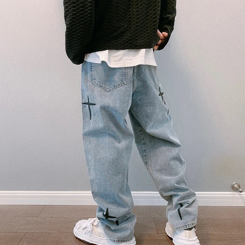 Black Crosses Jeans
