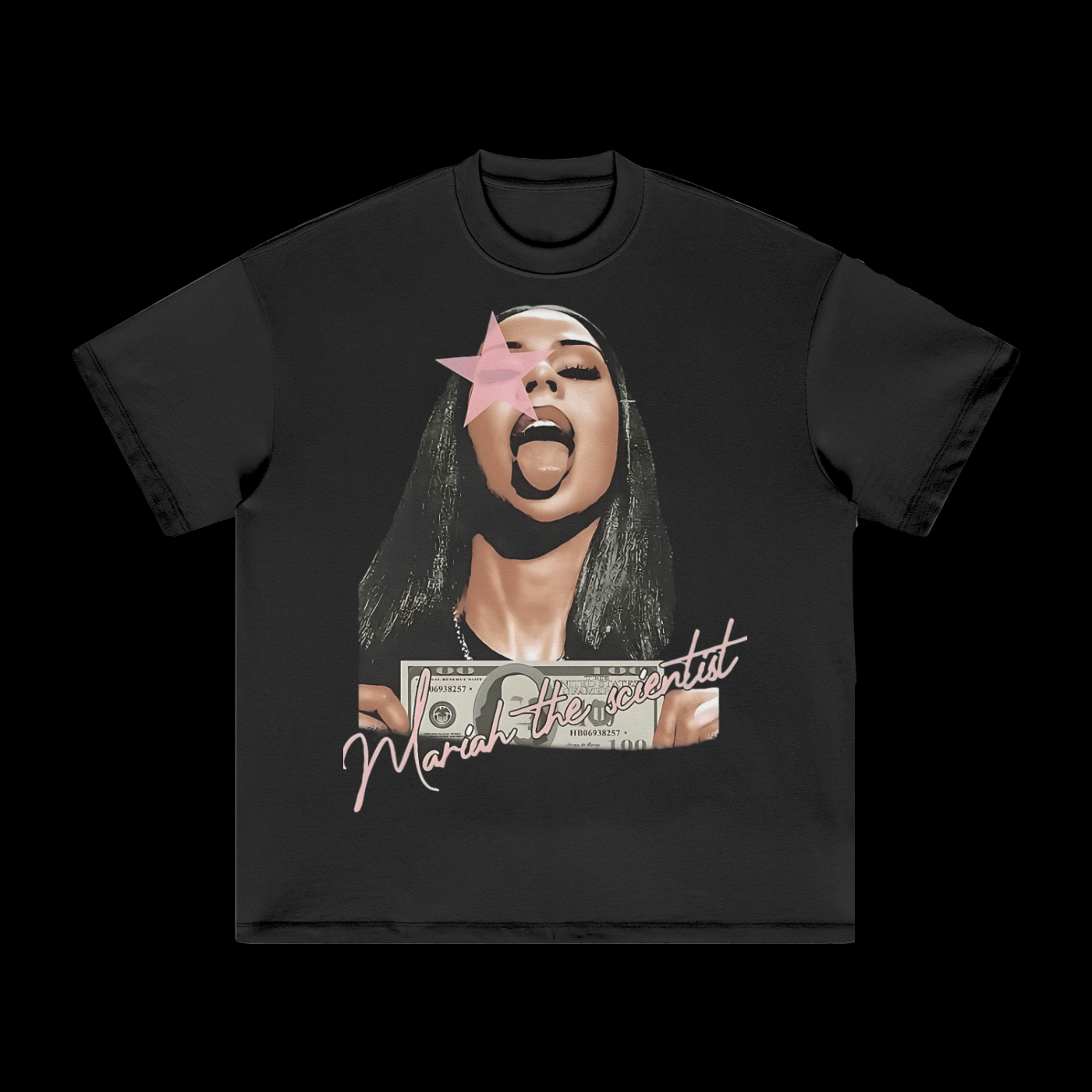 Mariah The Scientist Pink Star T-Shirt