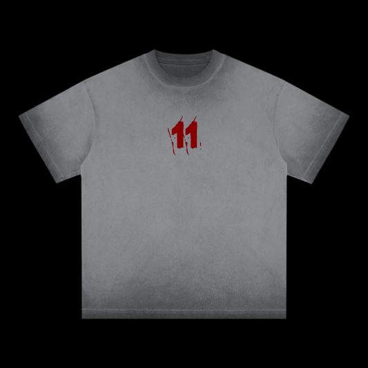 Red 11 Grey T-Shirt
