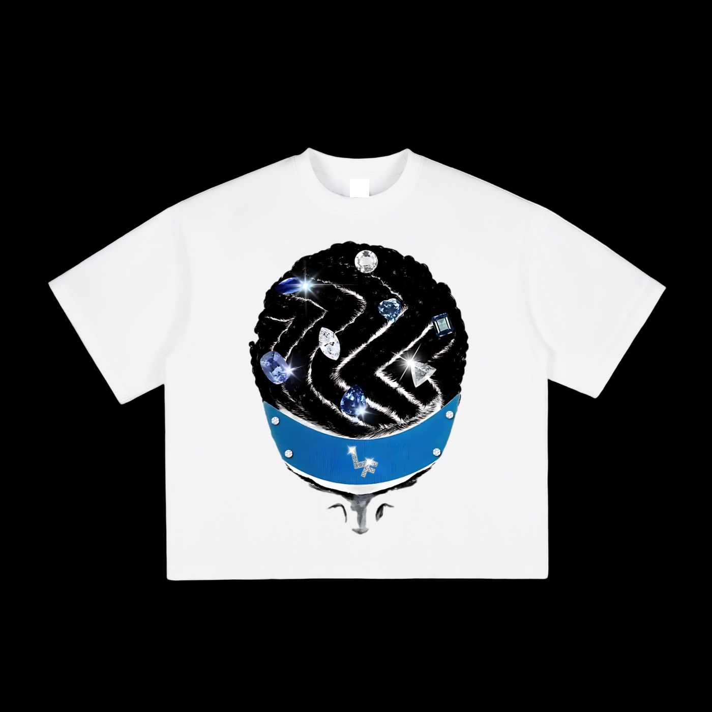 Blue Diamond Head Tee