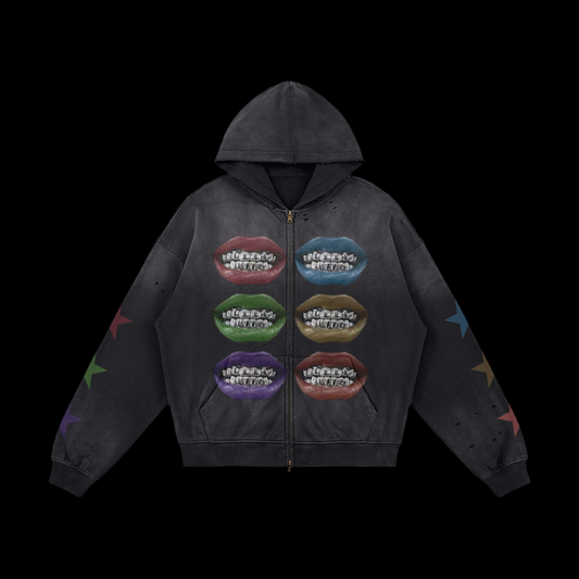 Six Grillz Zip Up Hoodie