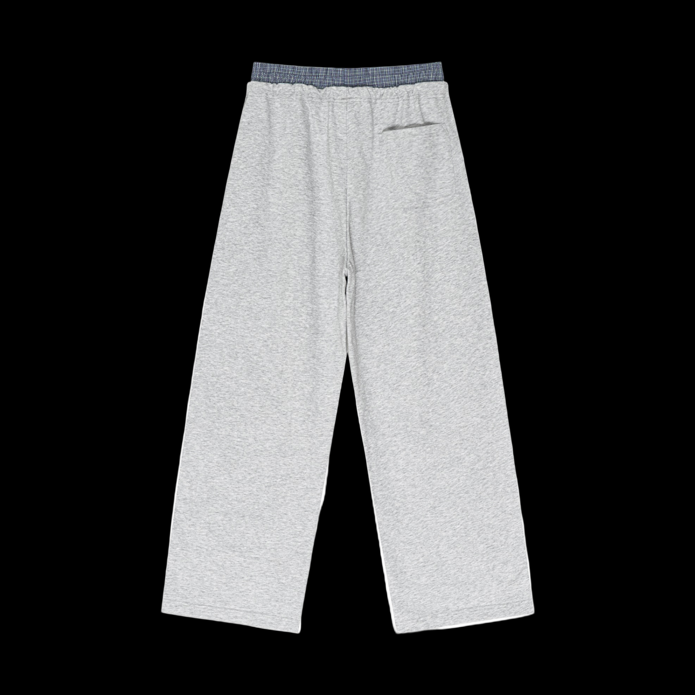 Plaid Waist Sweatpants