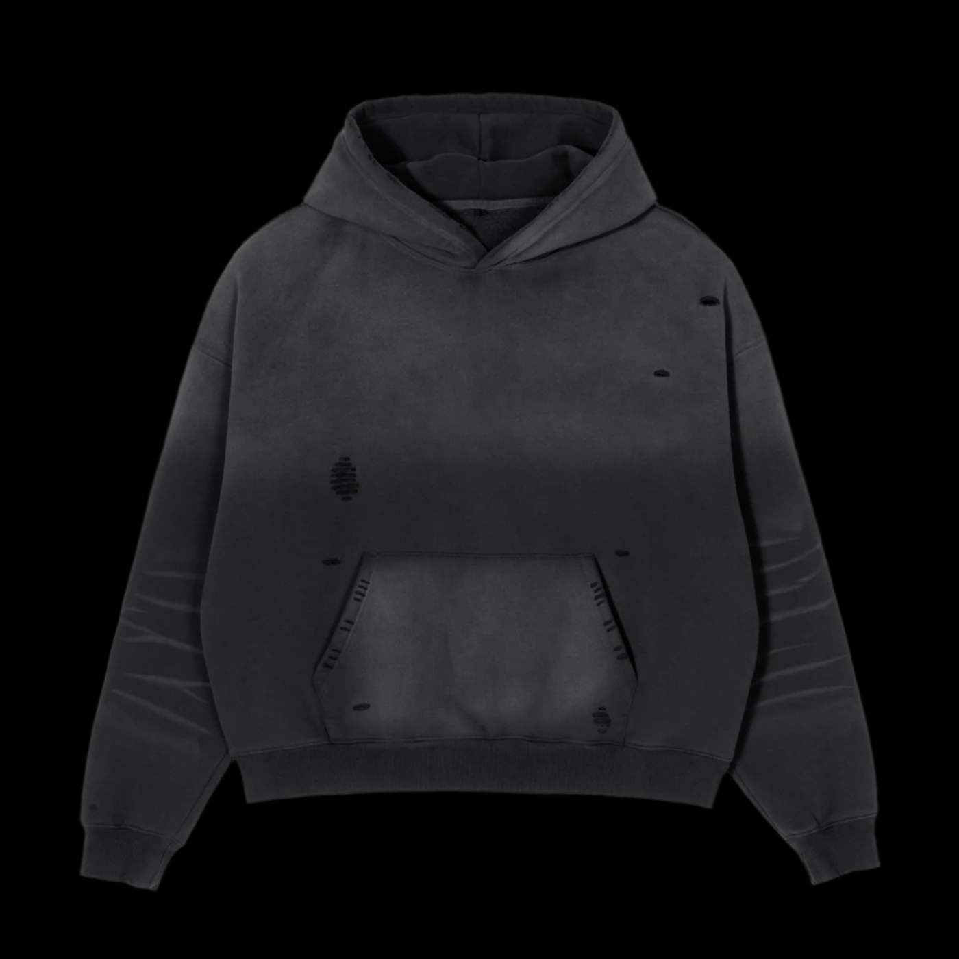 Frayed Sunfade Boxy Hoodie