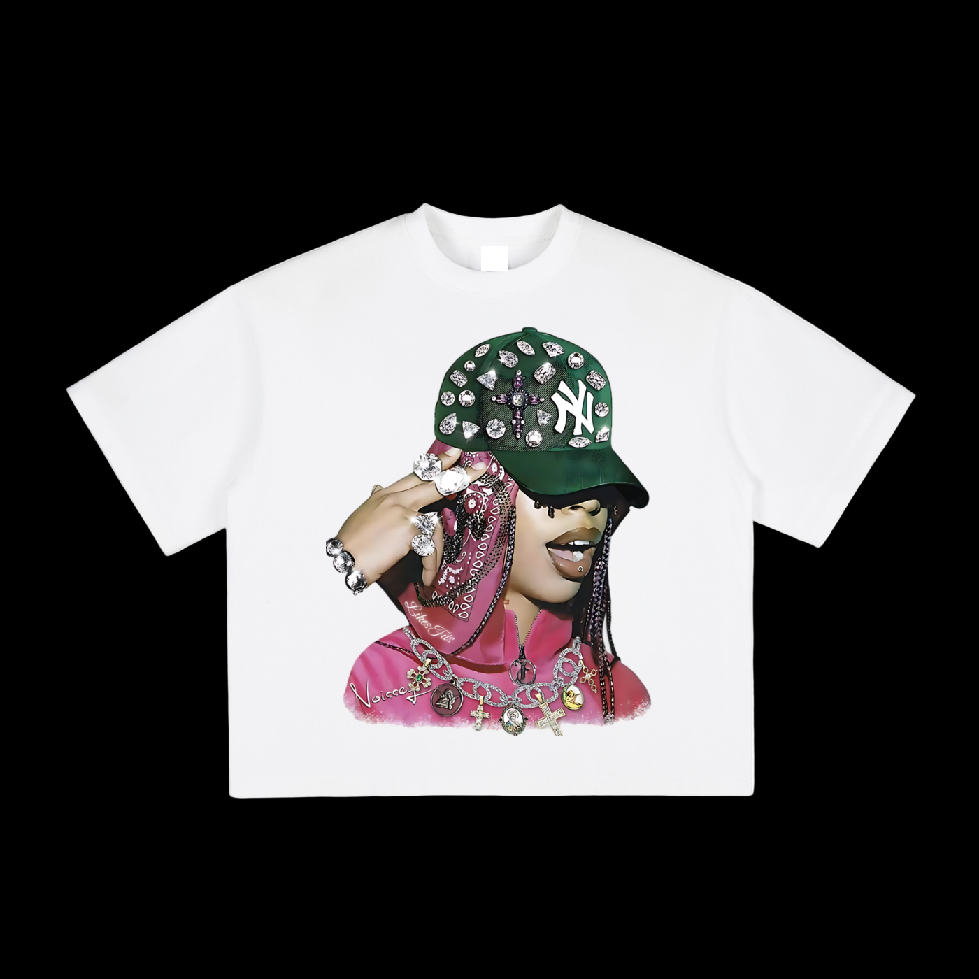 Green NY Hat Tee