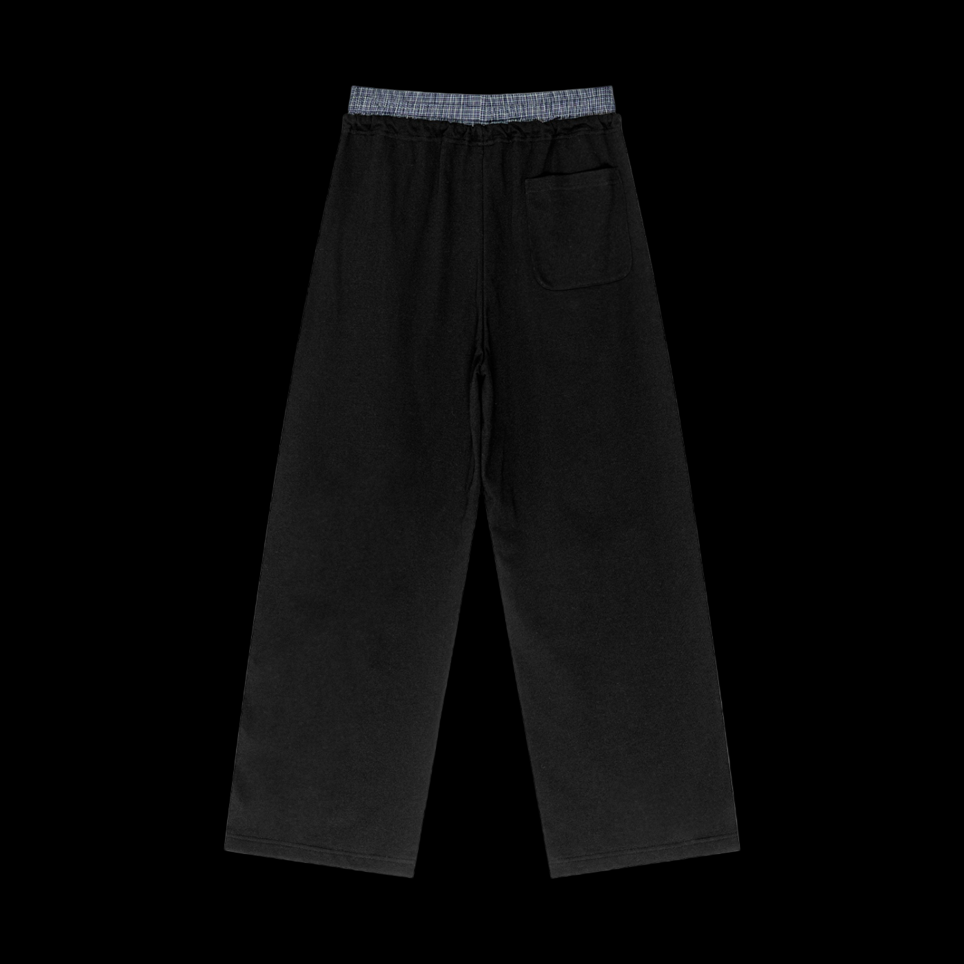 Plaid Waist Sweatpants