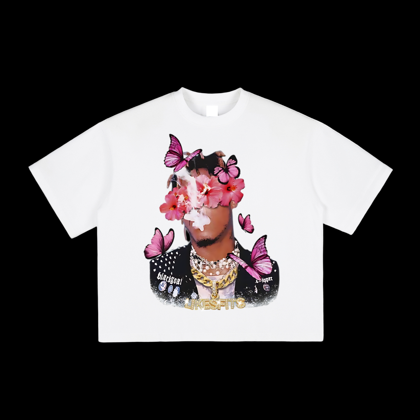 Juice Wrld Pink Bloom Tee