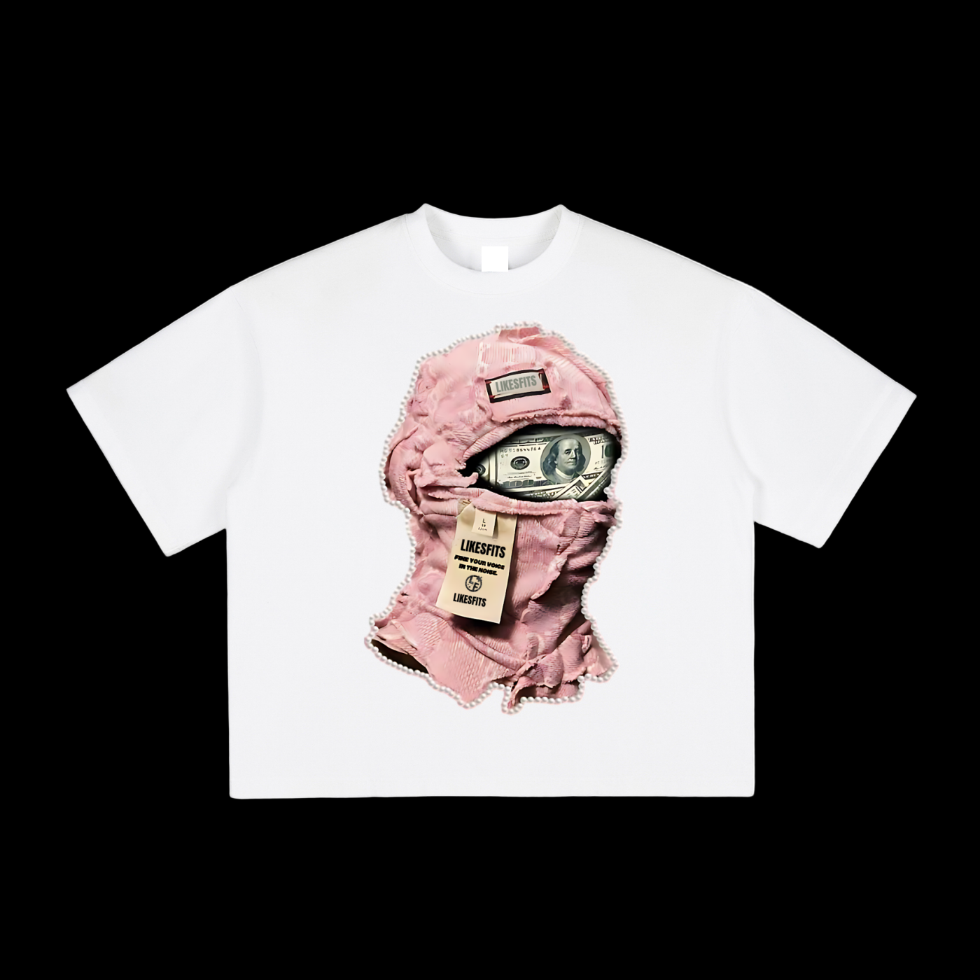 Pink Masked Money Tee