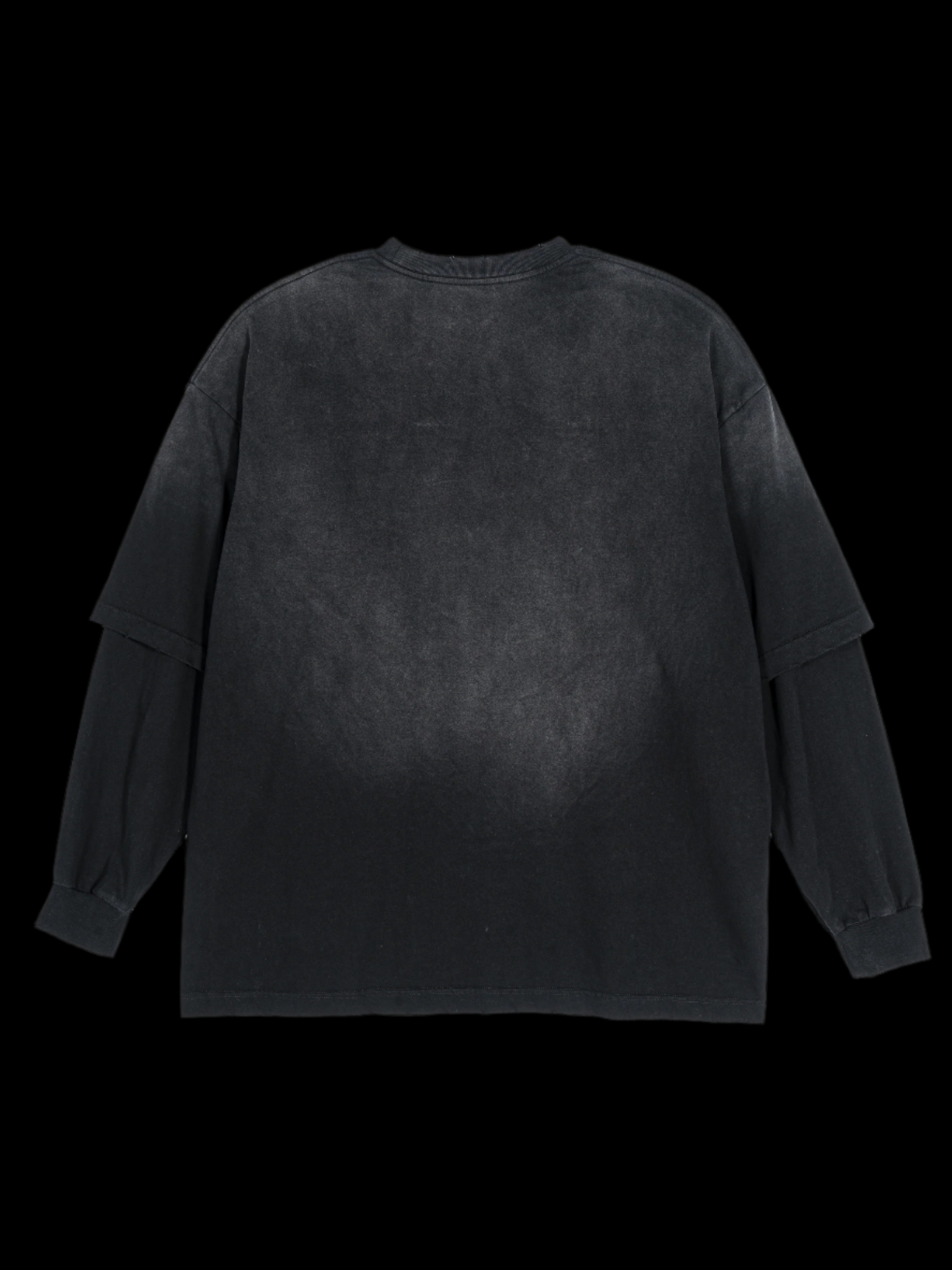 Sunfade Hand Frayed Faux Two Piece T-Shirt