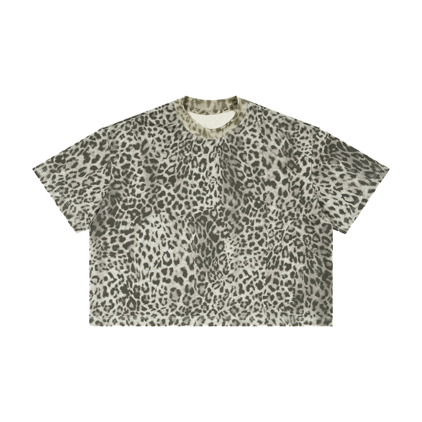 Leopard Print Boxy Tee