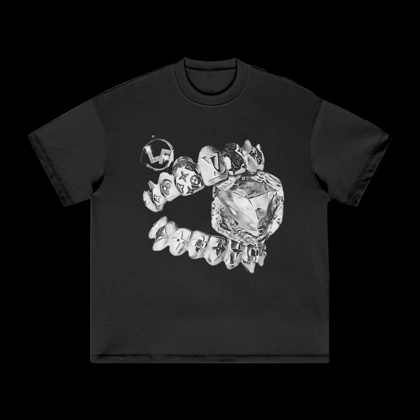 Silver LF Grillz T-Shirt