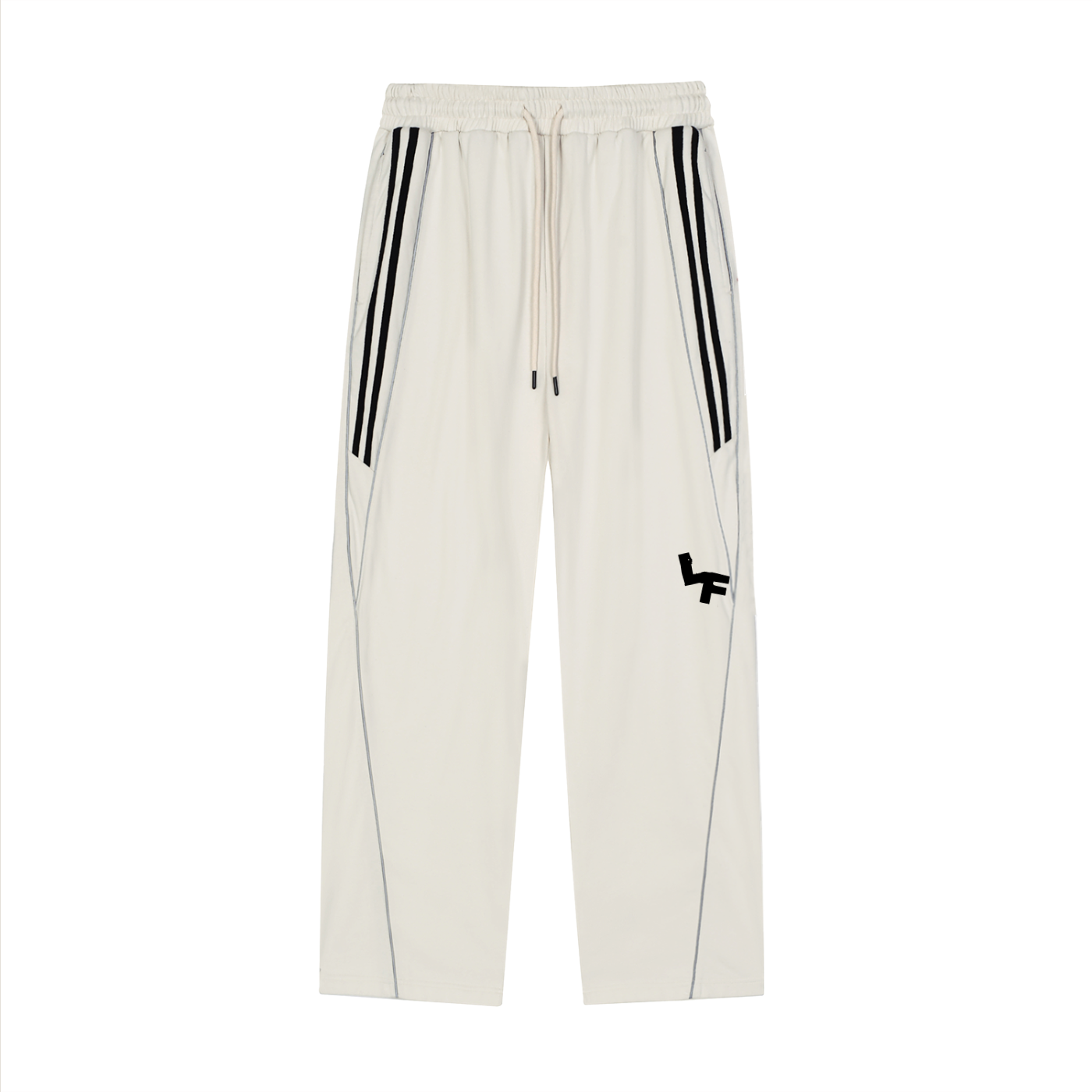 Striped Straight Leg Sweatpants