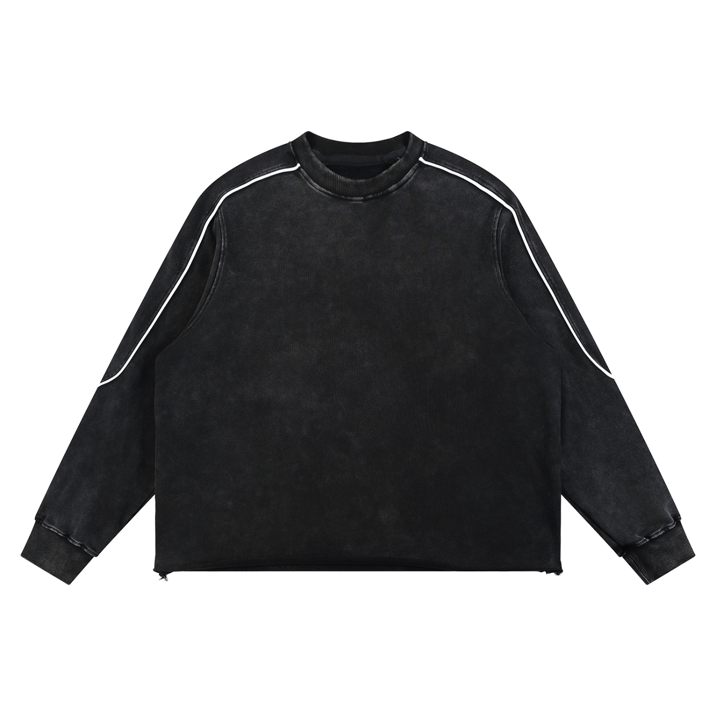 Mineral Wash Striped Sweatshirt