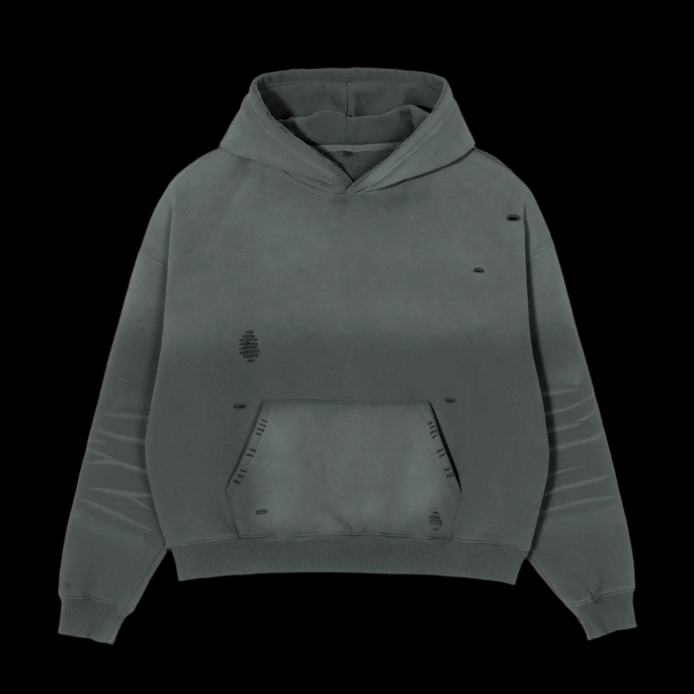 Frayed Sunfade Boxy Hoodie