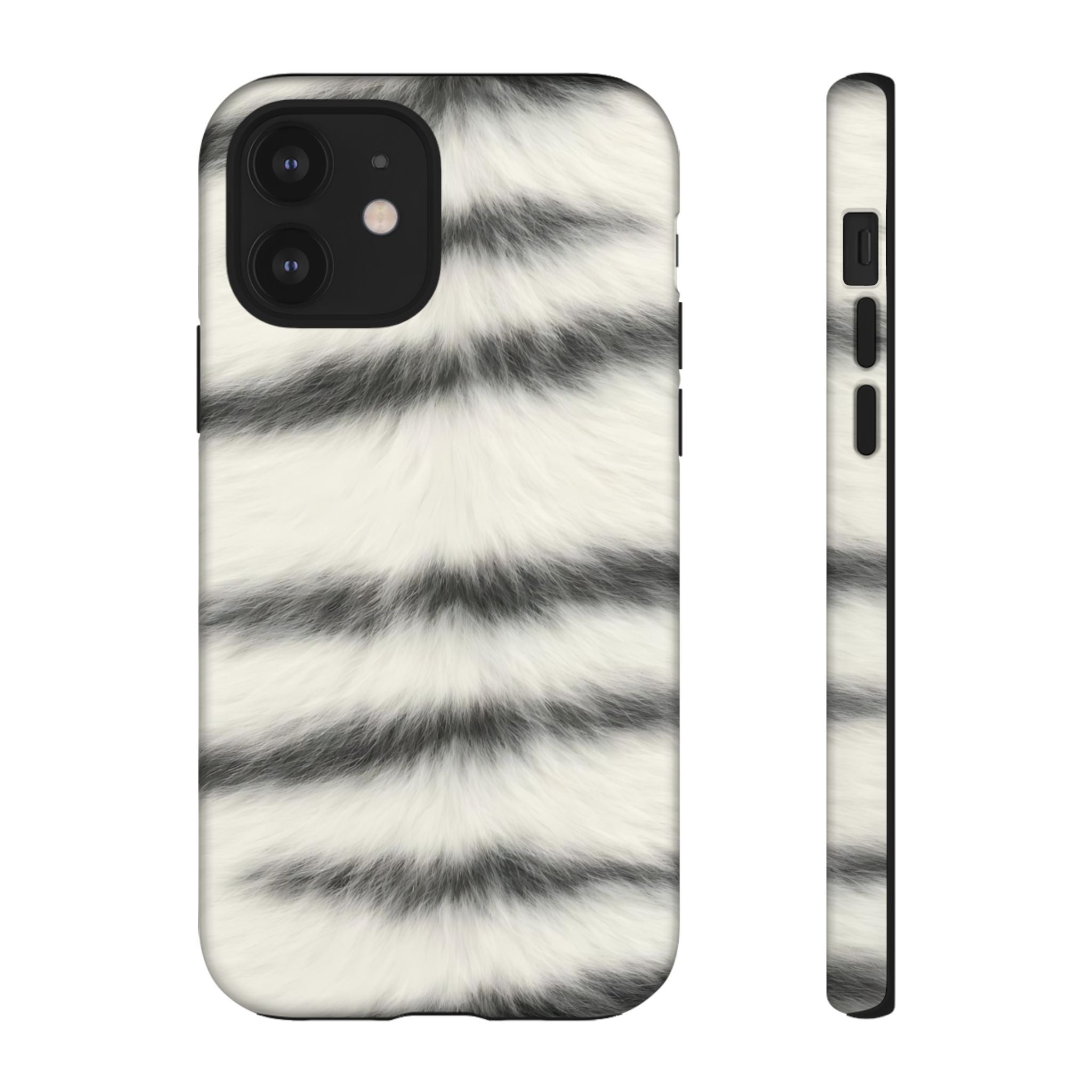 Fur Striped Phone Case