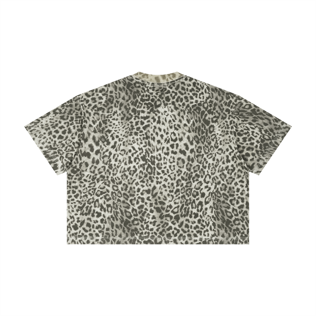 Leopard Print Boxy Tee