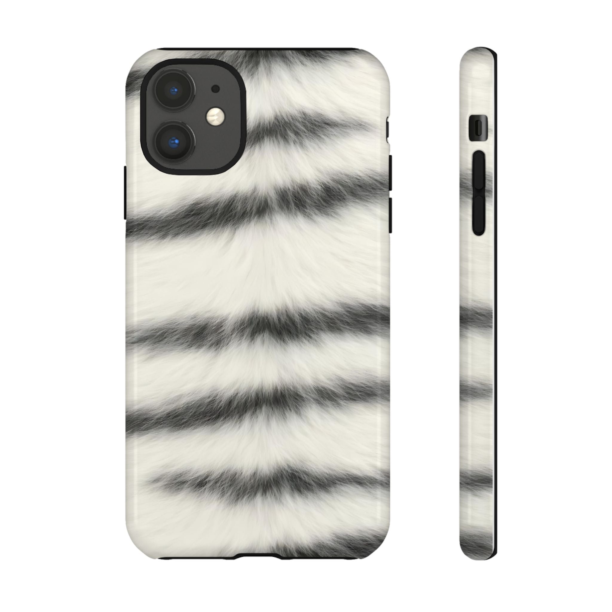Fur Striped Phone Case