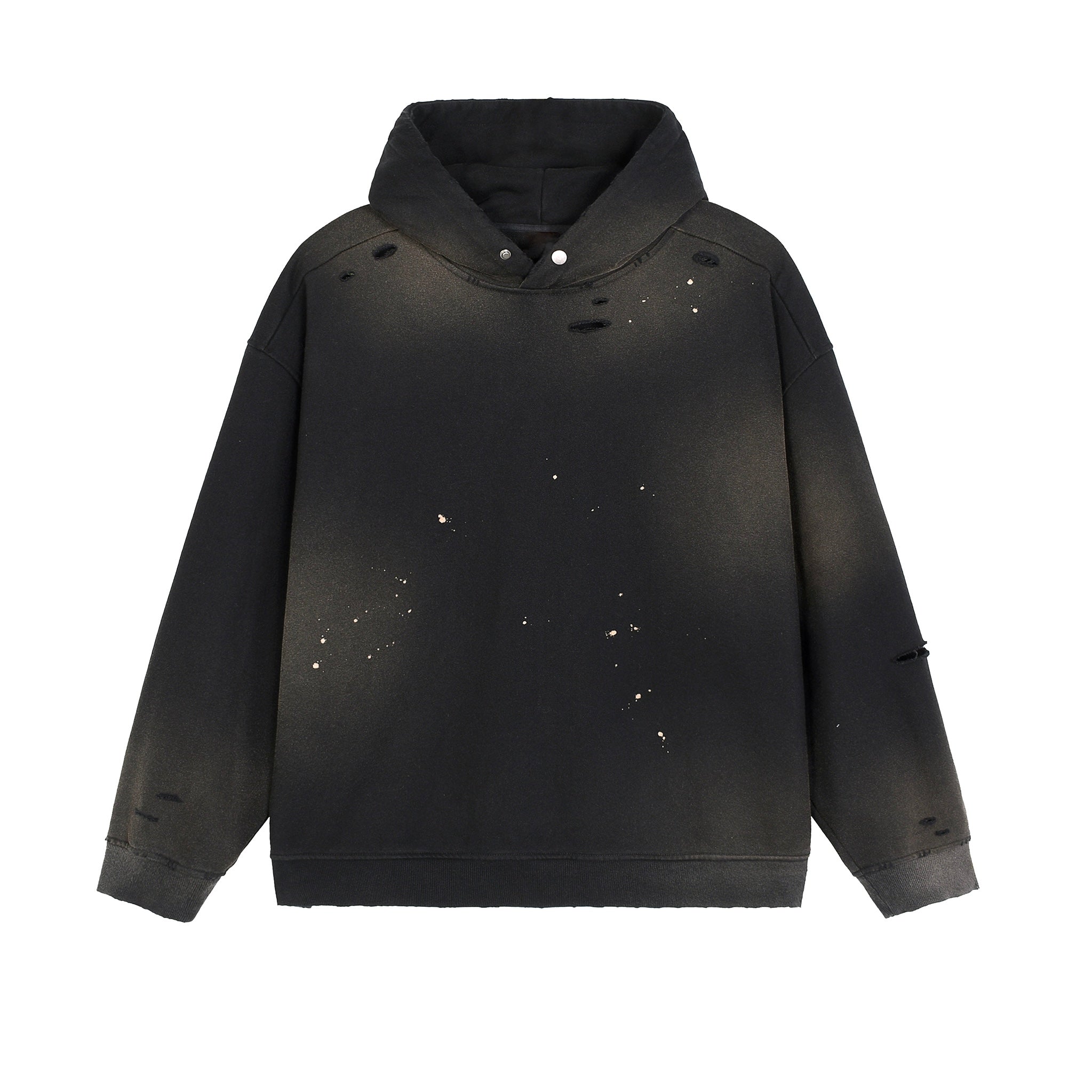 Frayed Fleece Hoodie