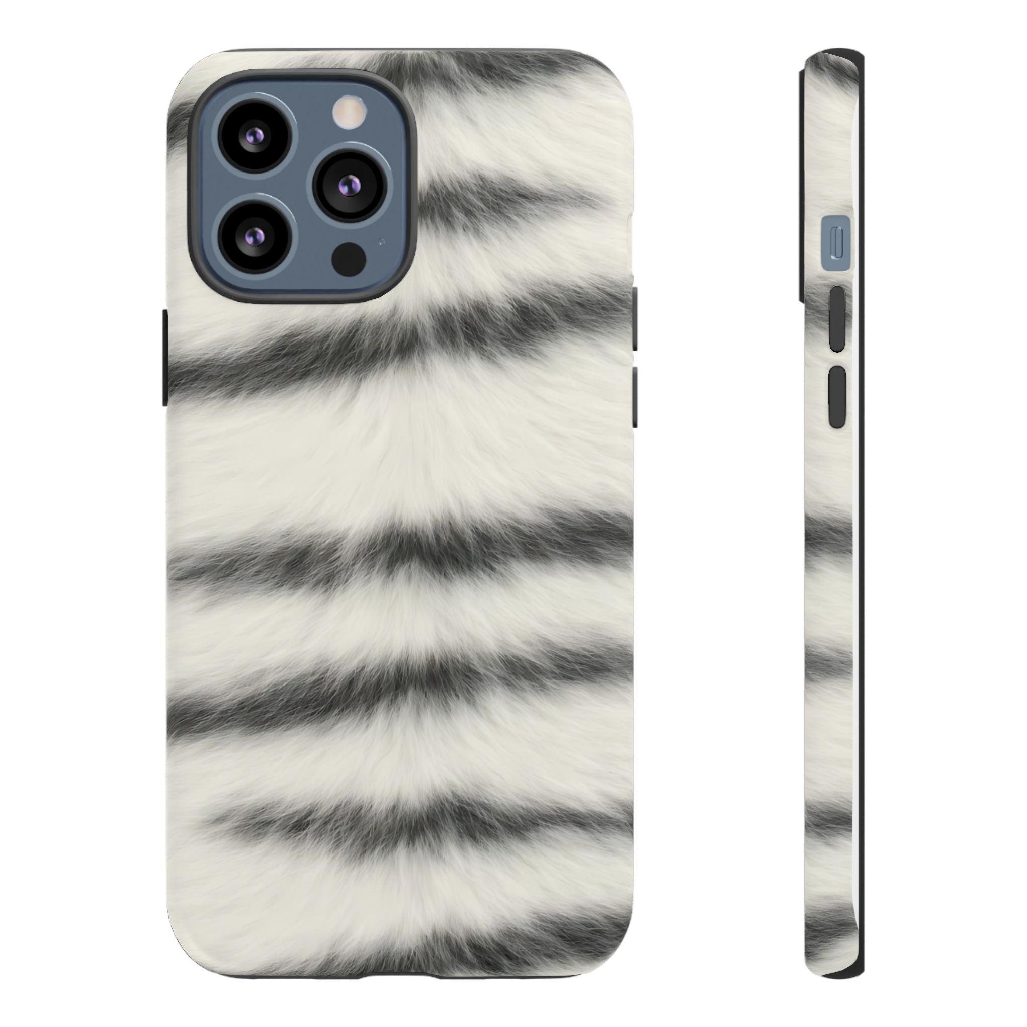 Fur Striped Phone Case