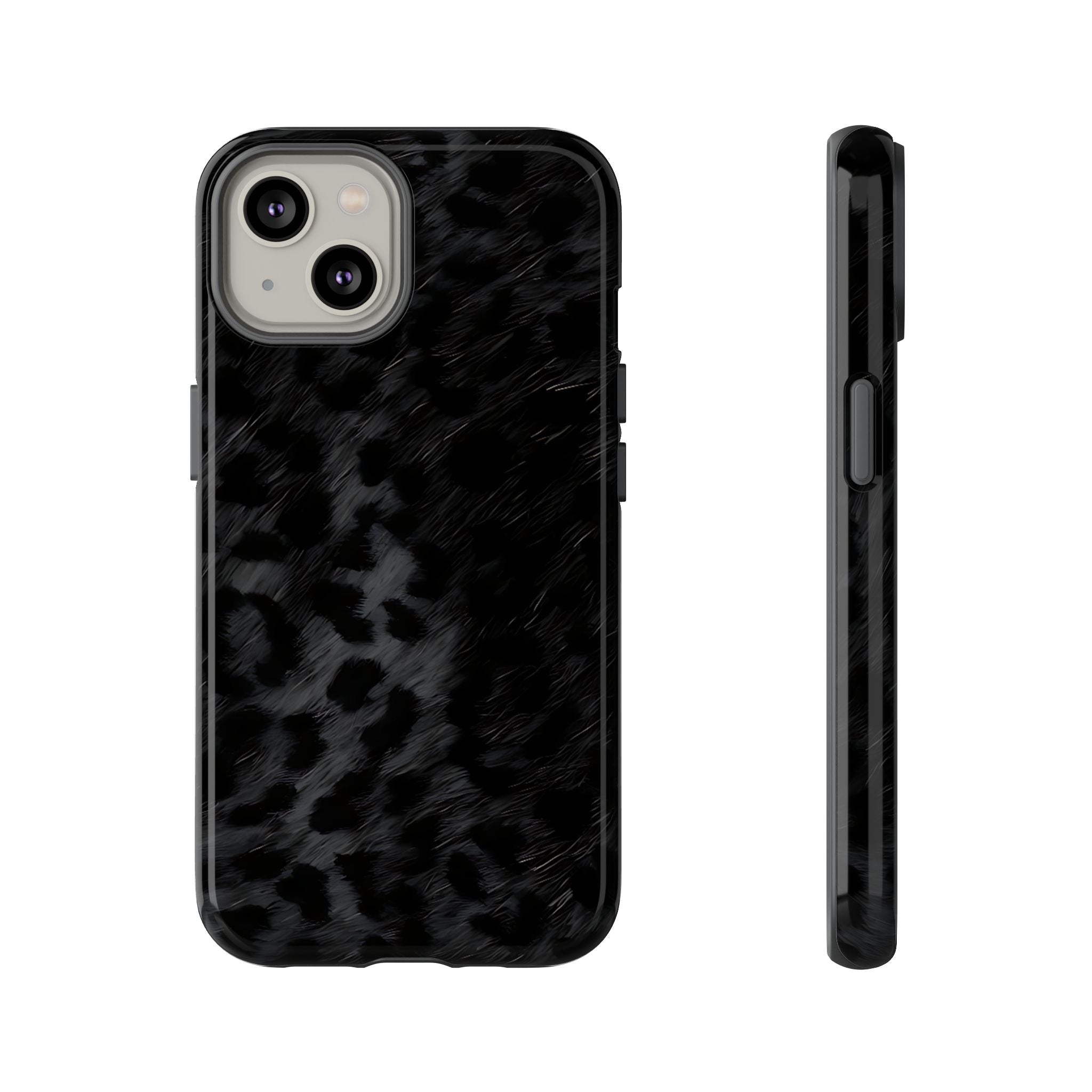 Black Leopard Phone Case