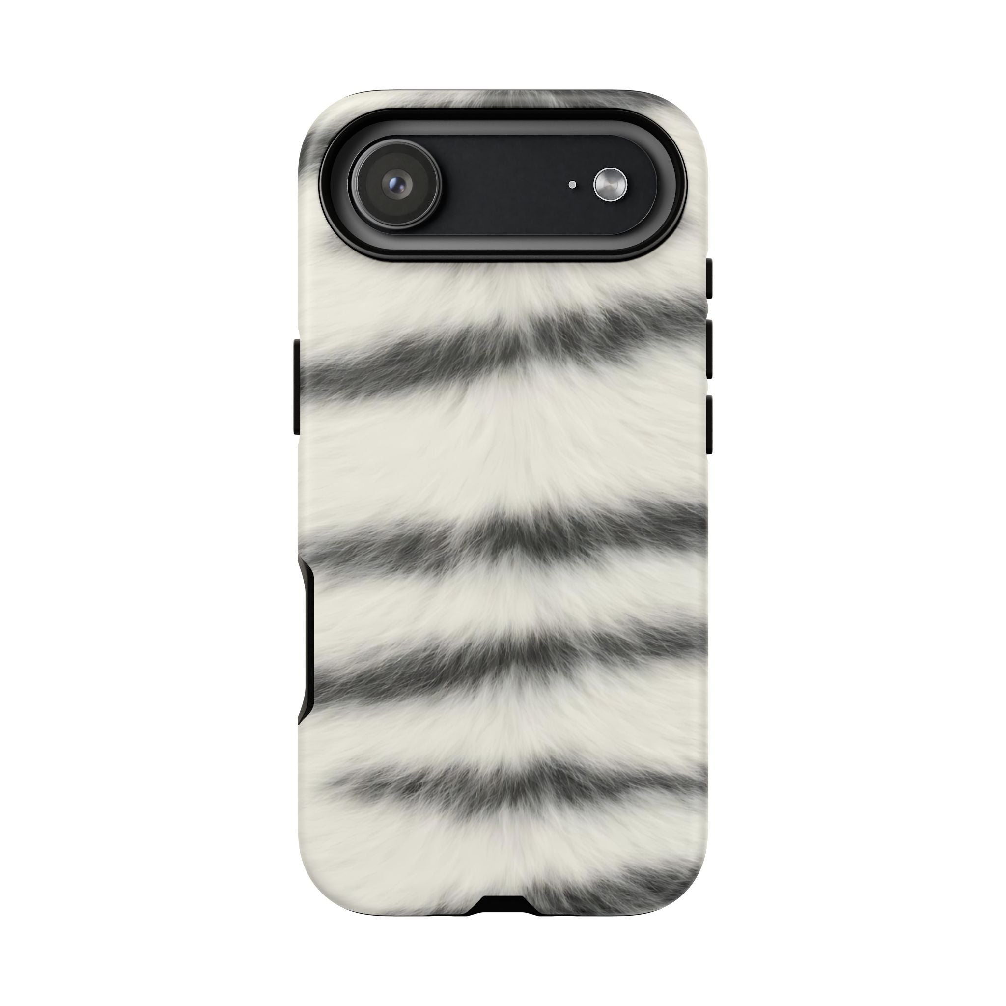 Fur Striped Phone Case