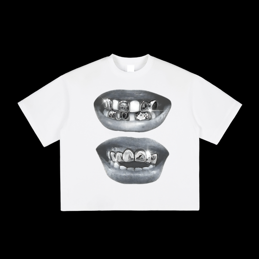 Double Grey Grillz Tee