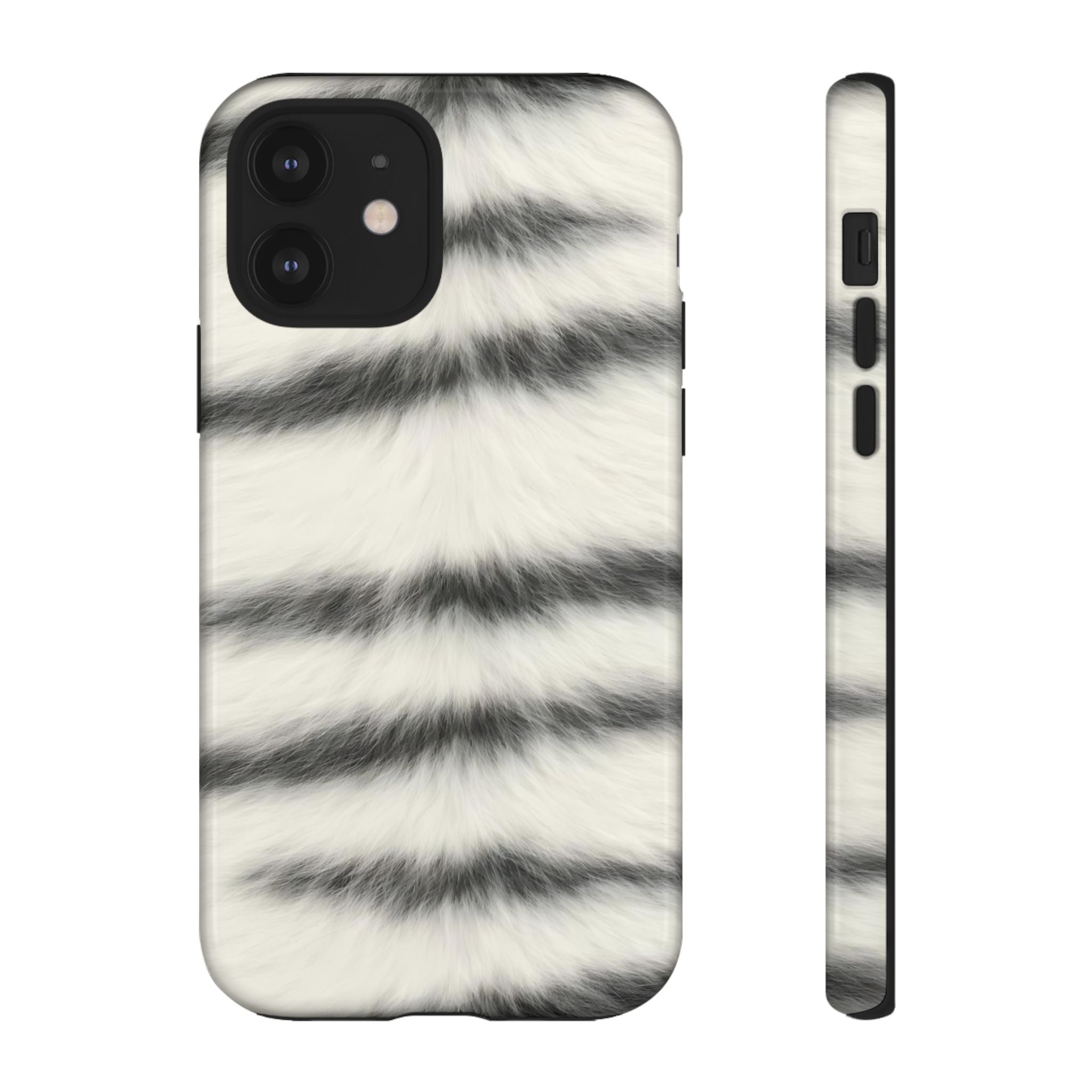 Fur Striped Phone Case