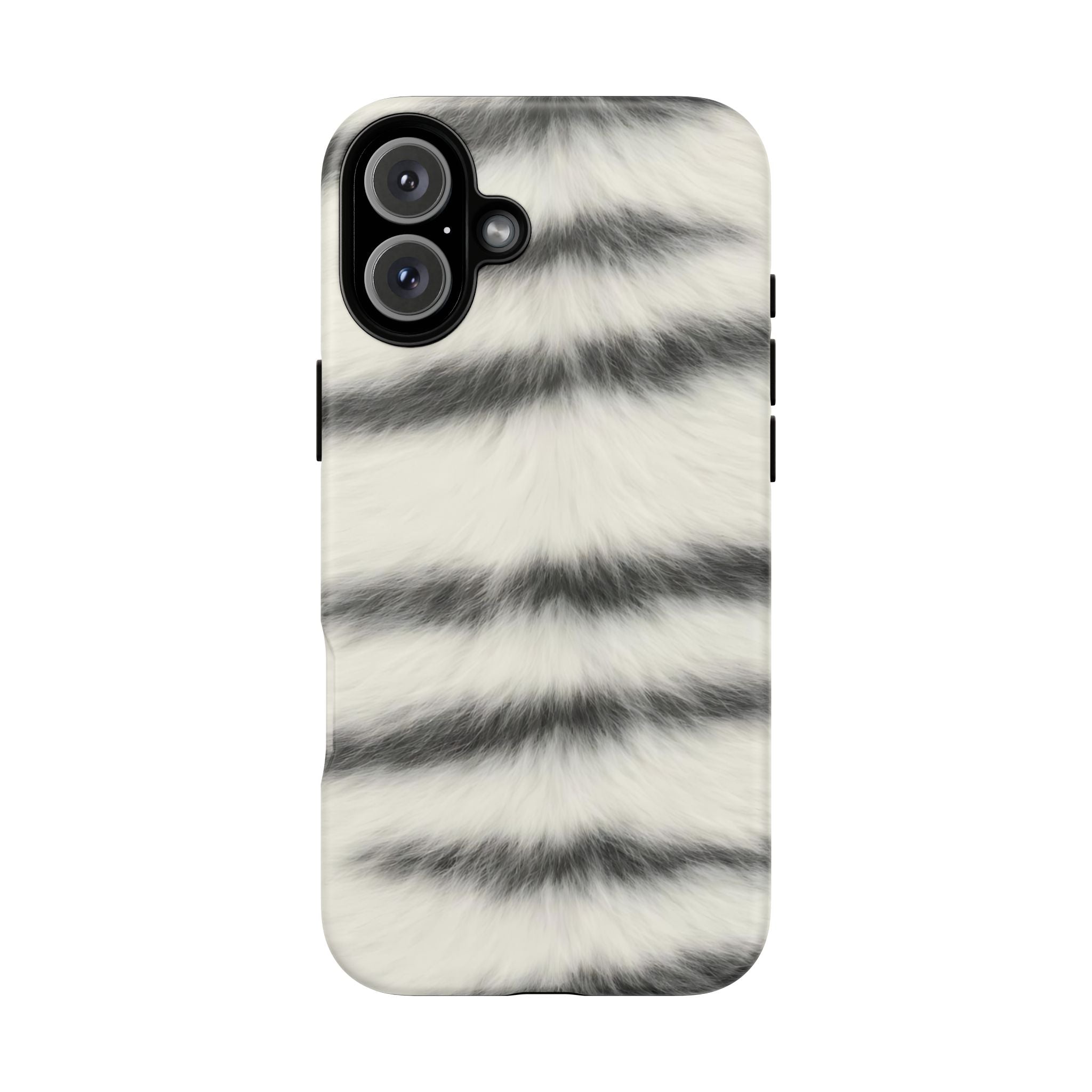 Fur Striped Phone Case