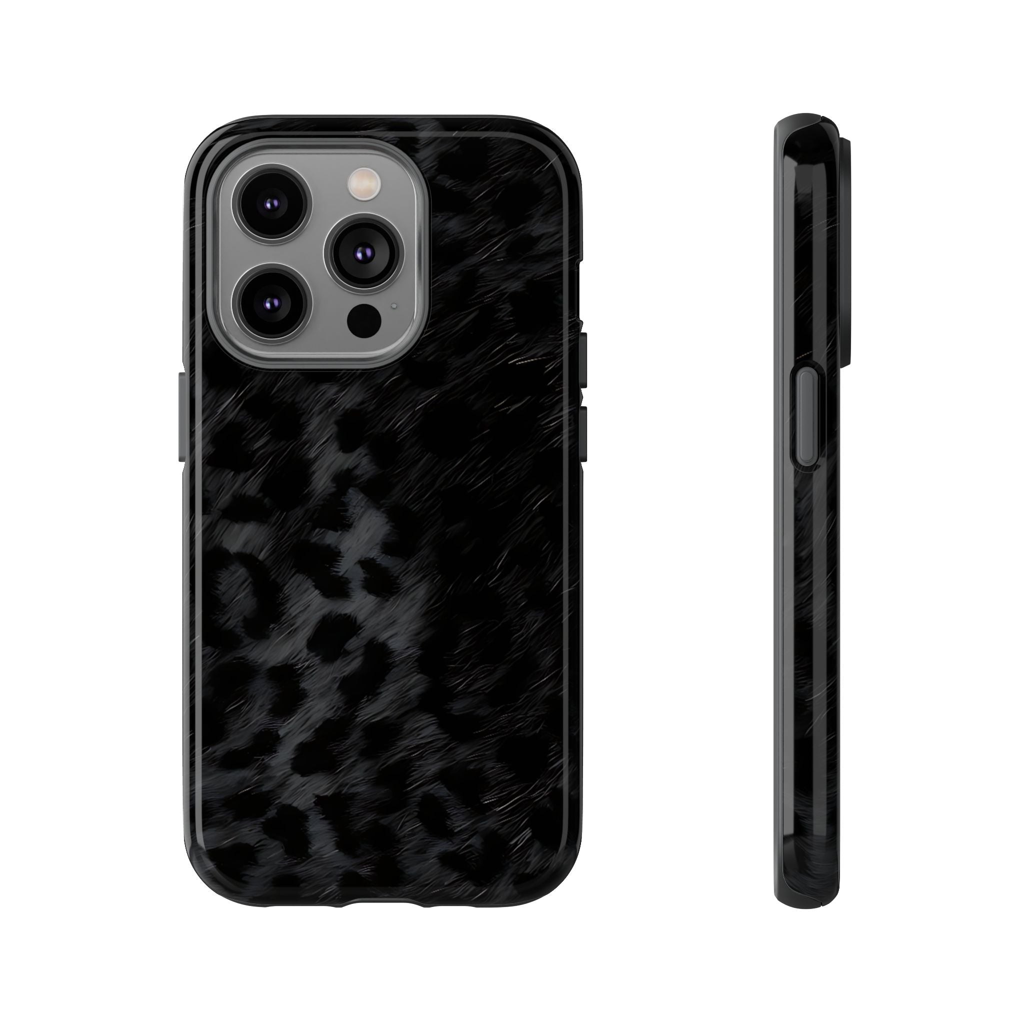 Black Leopard Phone Case