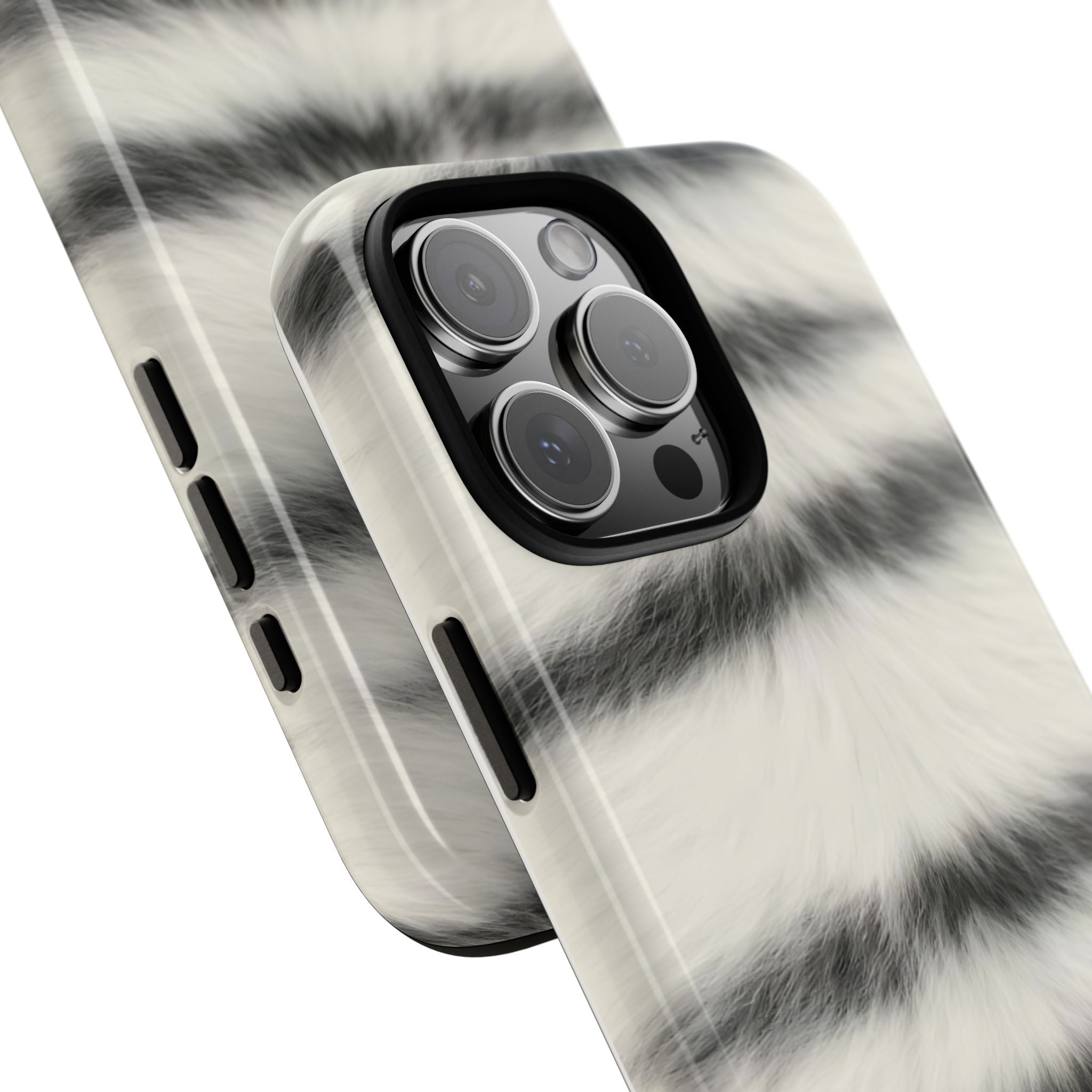 Fur Striped Phone Case