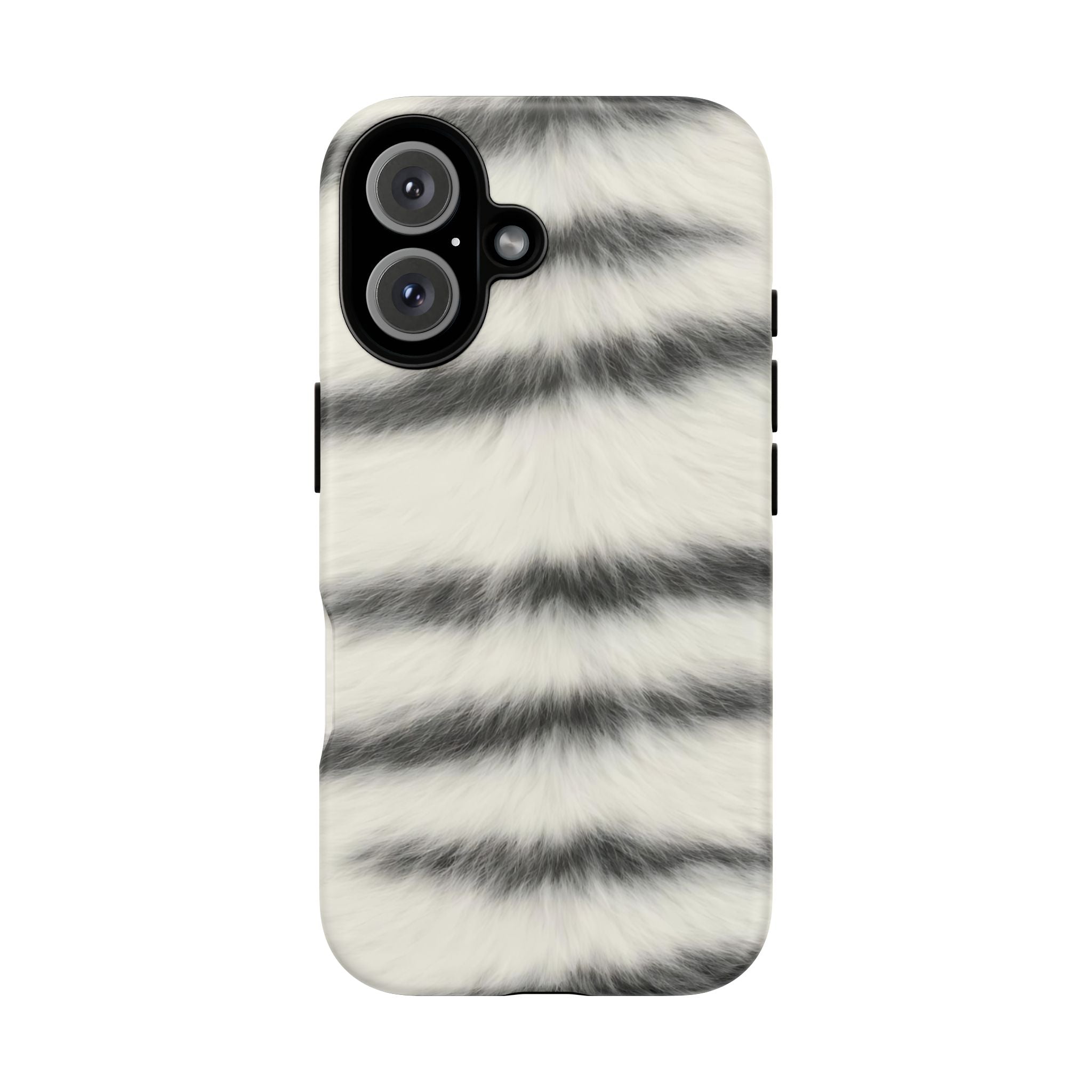 Fur Striped Phone Case
