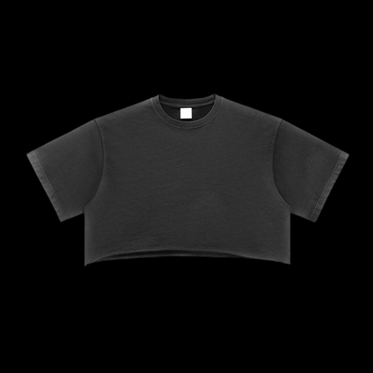 Snow Washed Crop Top