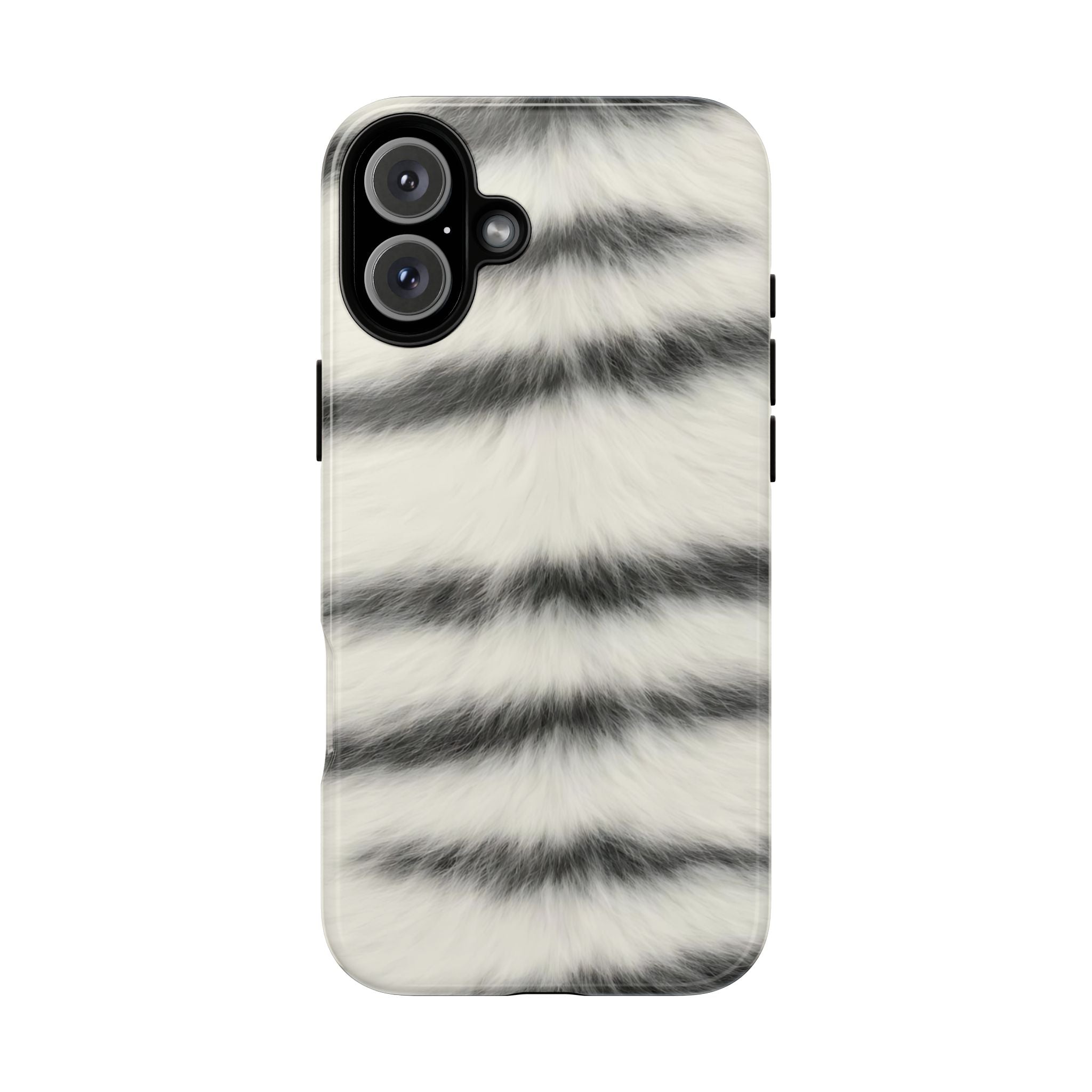 Fur Striped Phone Case