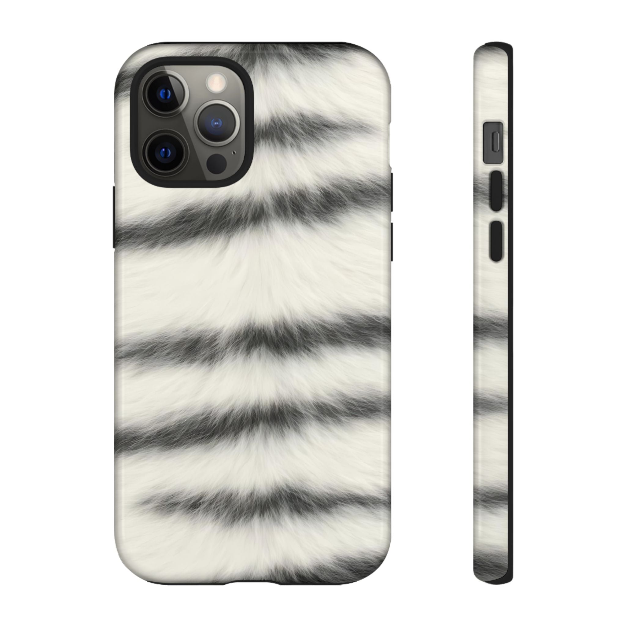 Fur Striped Phone Case
