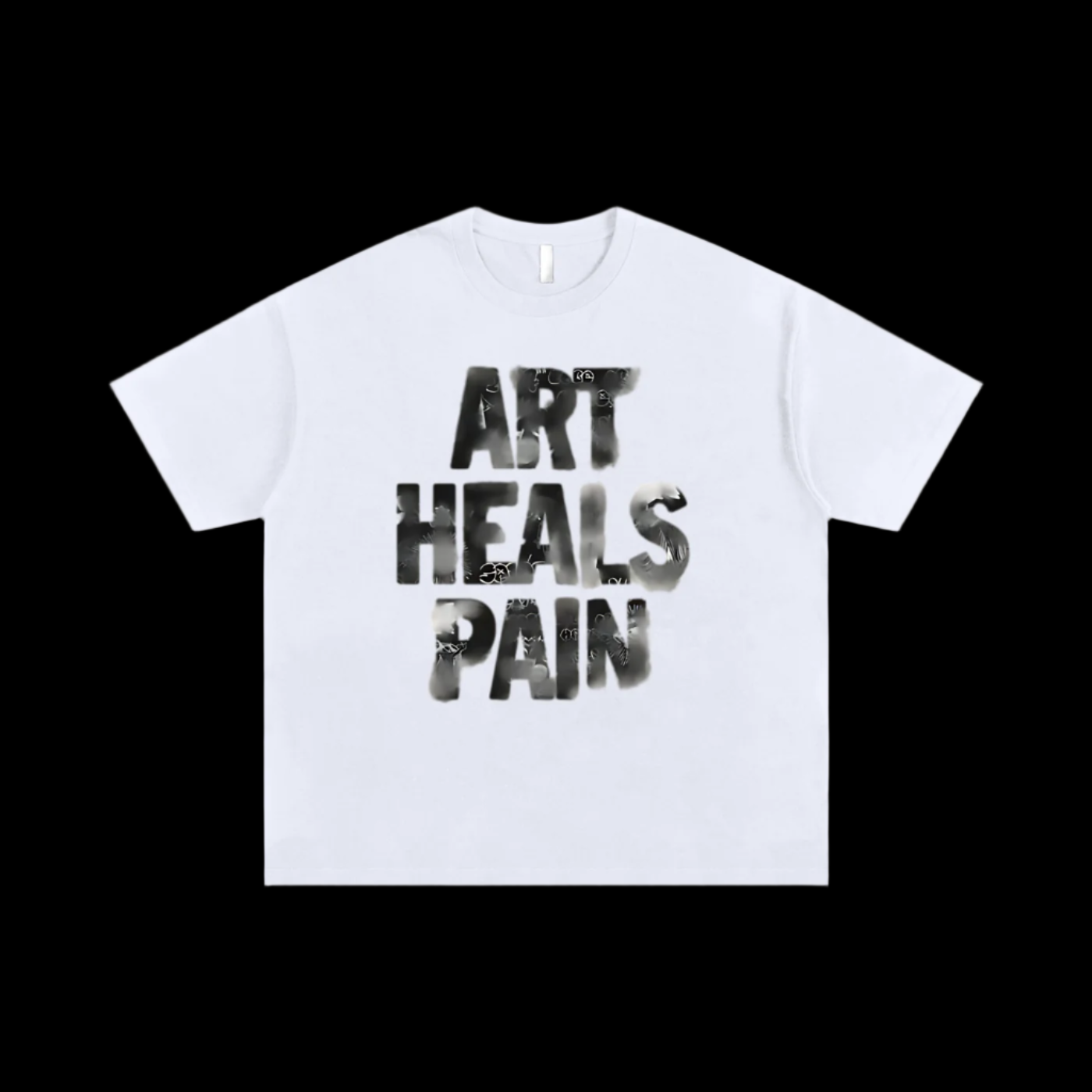 Art Heals Pain Oversized T-shirt