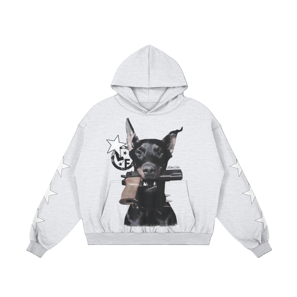 Gun Holding Dog Hoodie
