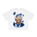 Tupac Blue Bloom Tee