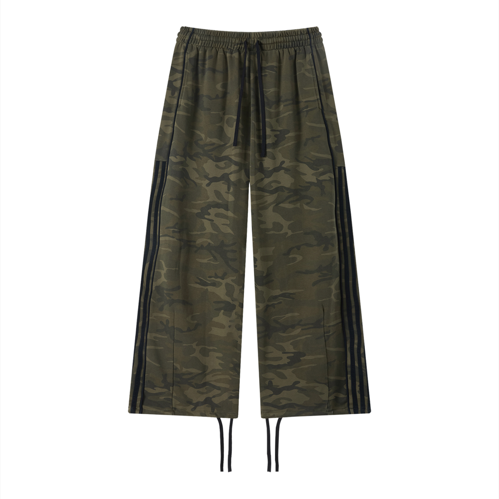 Camo Wide Leg Sweatpants