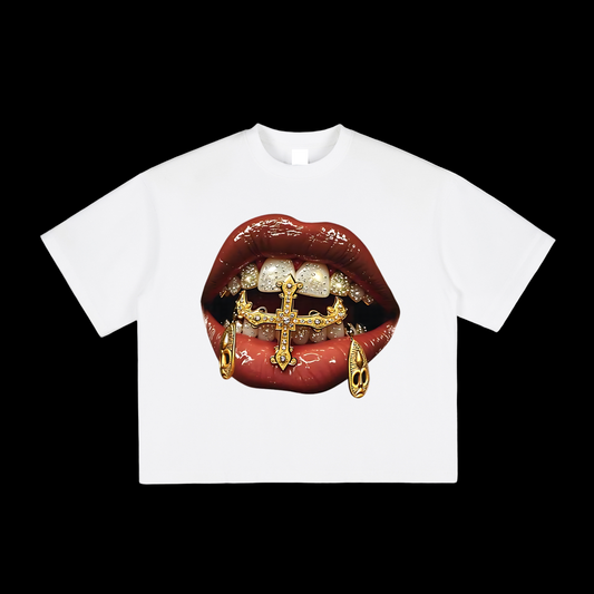 Gold Chains Grillz Tee