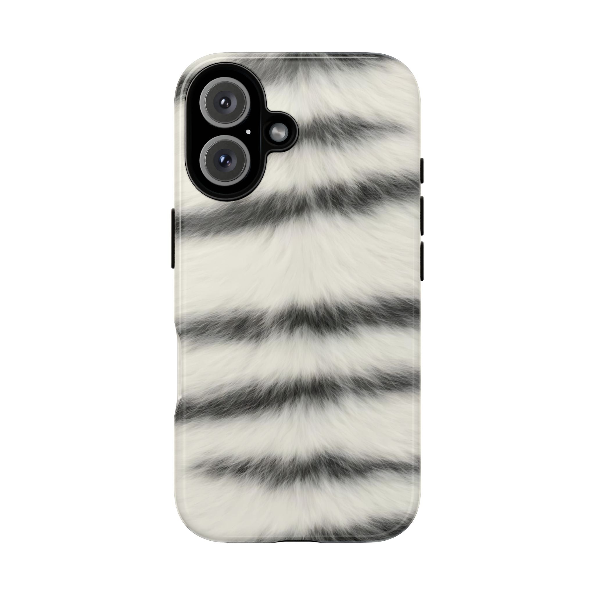 Fur Striped Phone Case