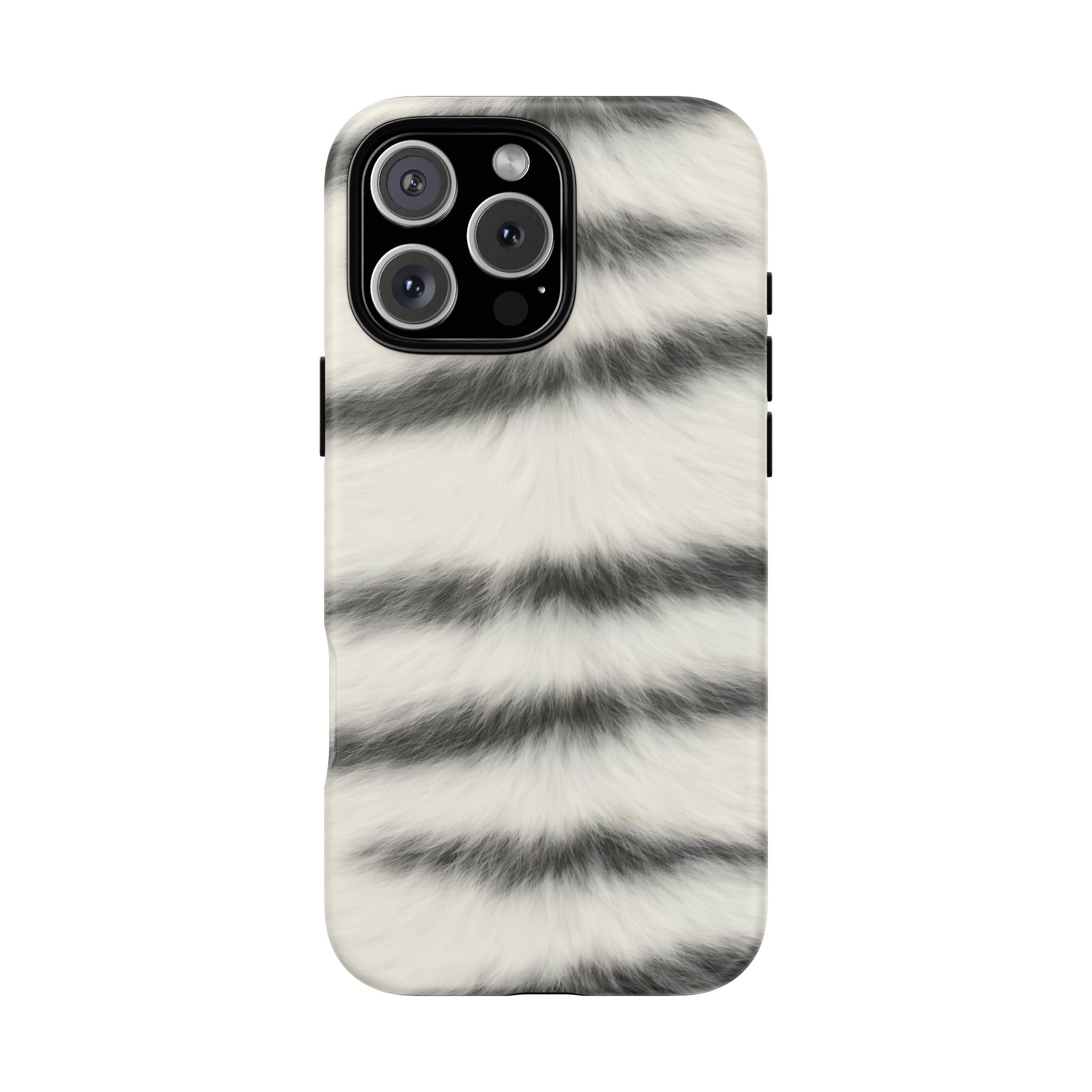 Fur Striped Phone Case