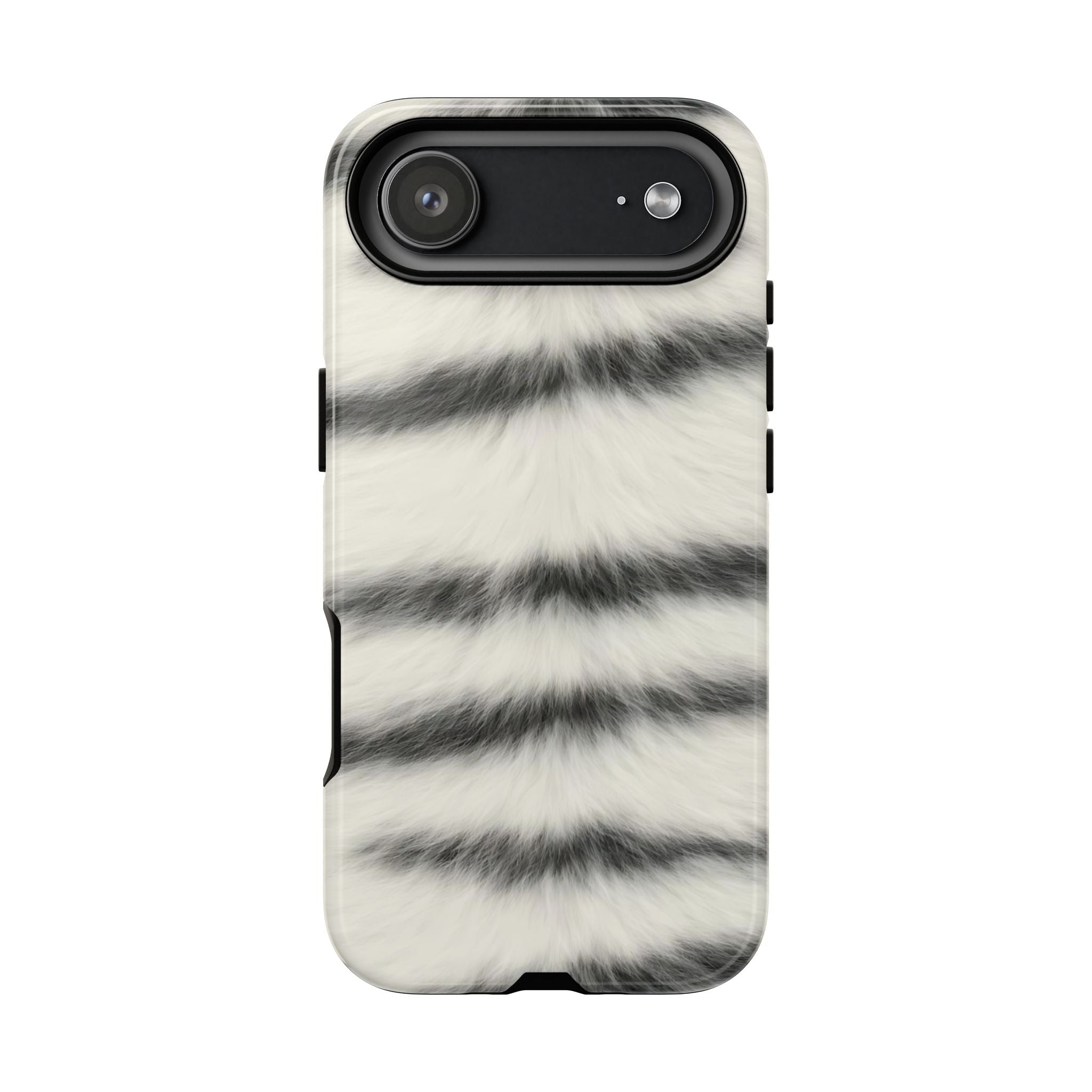 Fur Striped Phone Case