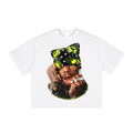 Green Kitty Hat Tee