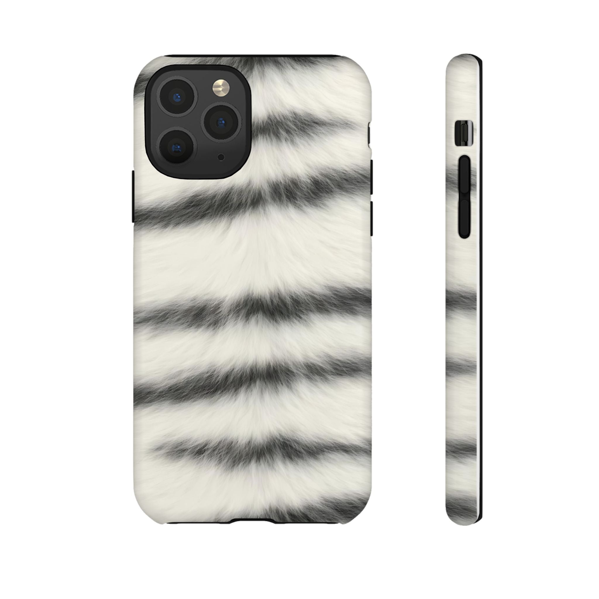 Fur Striped Phone Case