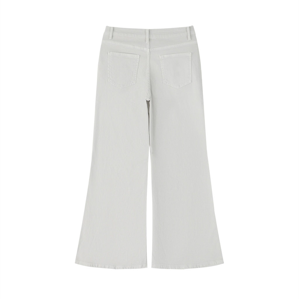Vintage Wash Flared Jeans