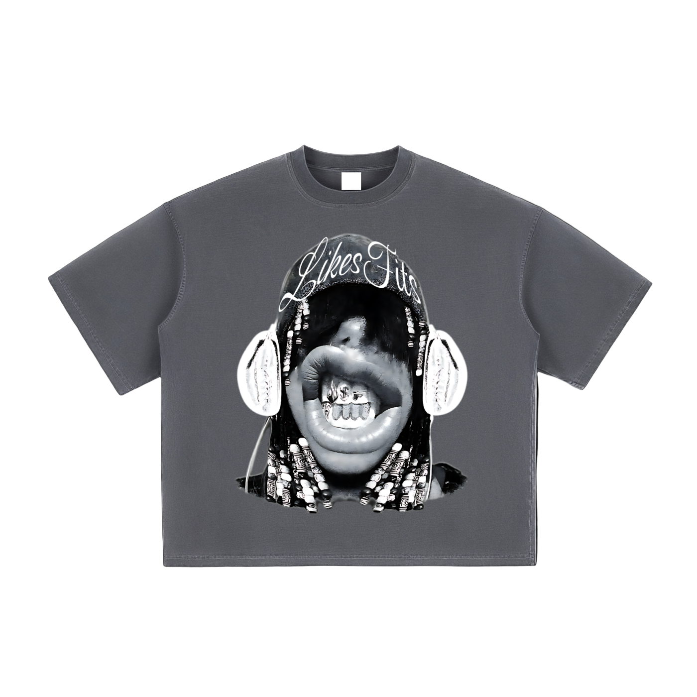 Grey LikesFits Hat Tee